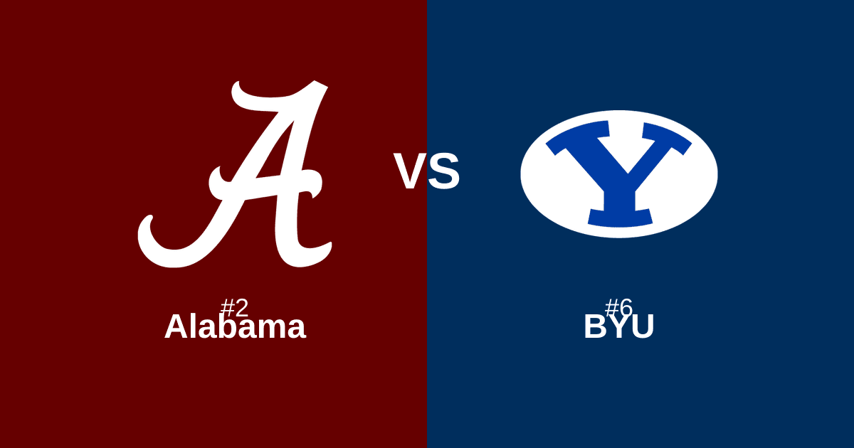 #2 Alabama vs #6 BYU Free Pick and Prediction – March 27