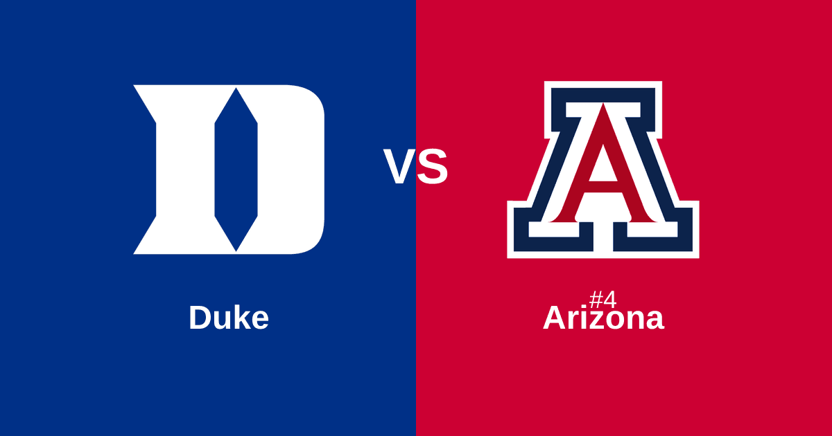 Duke vs #4 Arizona Free Pick and Prediction – March 27